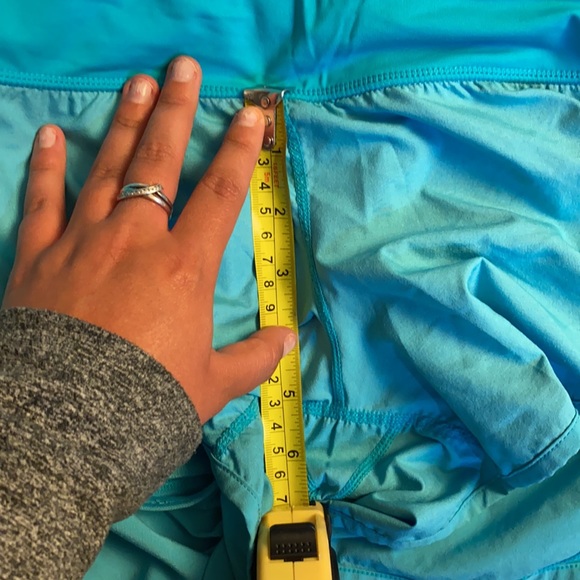 Lululemon shorts- teal - Picture 3 of 3